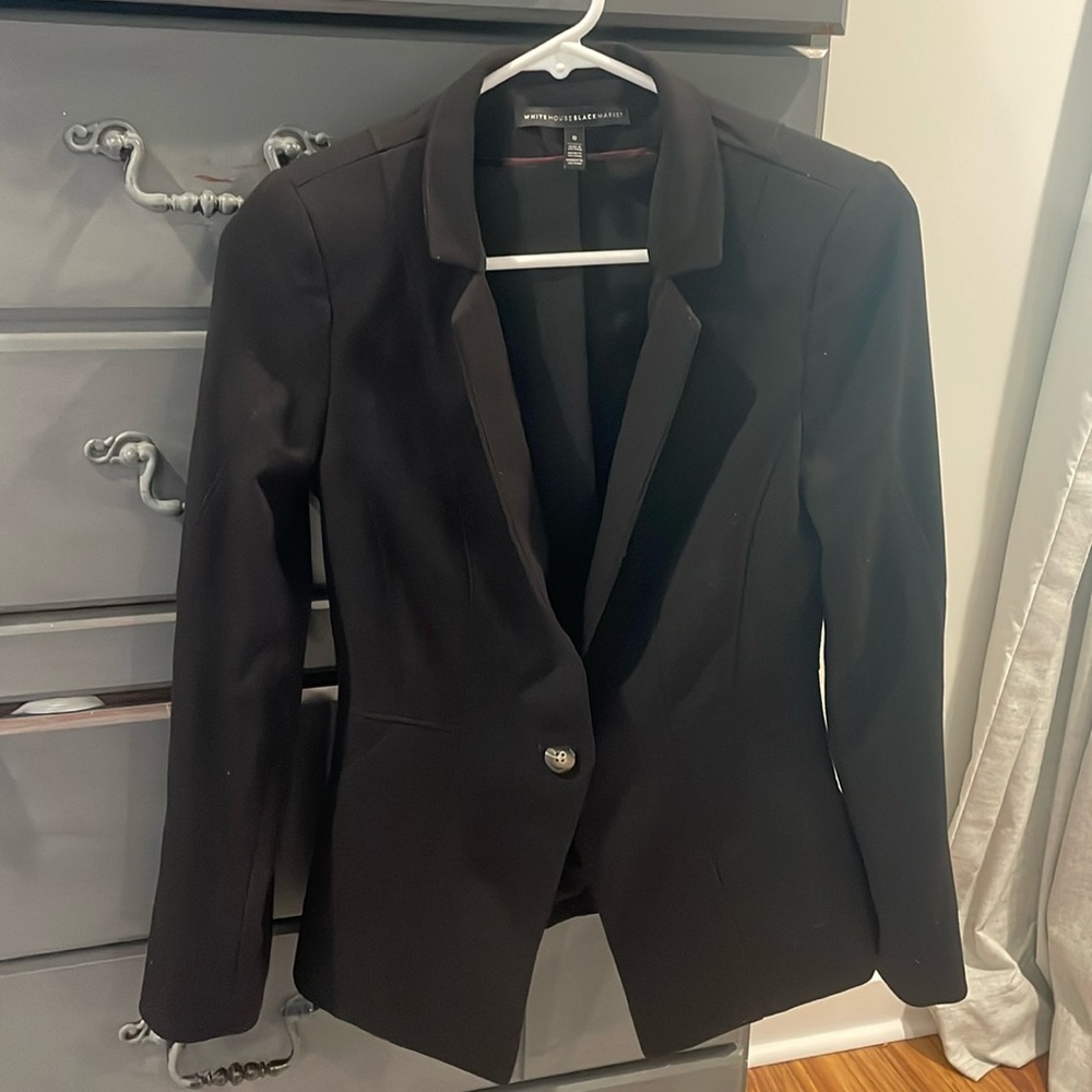 White House black market size 0 black blazer